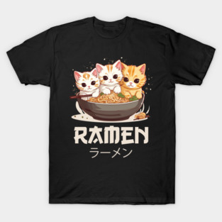 Ramen and cats T-Shirt
