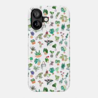 Plant Alphabet Pattern Phone Case