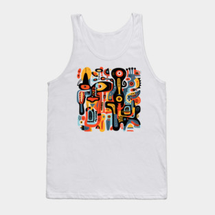 Mid Century Abstract Jazz Tank Top