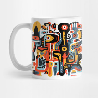 Mid Century Abstract Jazz Mug