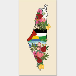 Free palestine Posters and Art