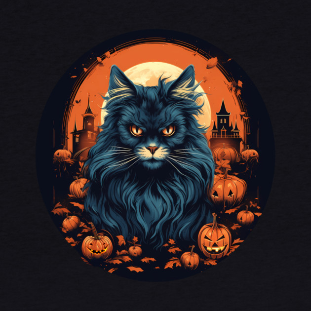 Maine Coon Cat Halloween, Cat Lover by logiamerch