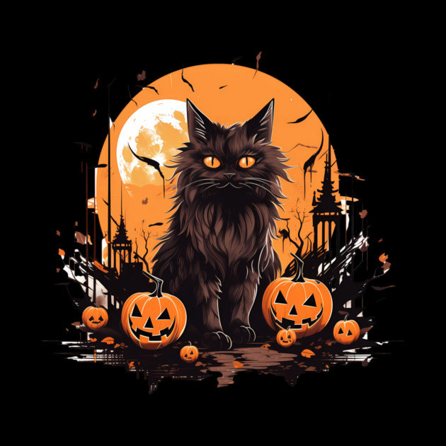 Norwegian Forest Cat Halloween, Cat Lover by logiamerch