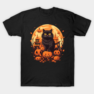Norwegian Forest Cat Halloween, Cat Lover T-Shirt