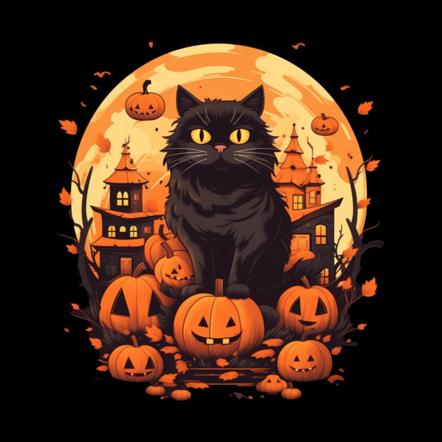 Norwegian Forest Cat Halloween, Cat Lover by logiamerch