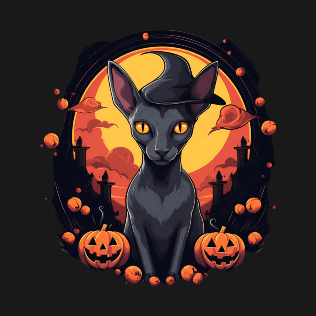 Oriental Shorthair Cat Halloween, Cat Lover by logiamerch