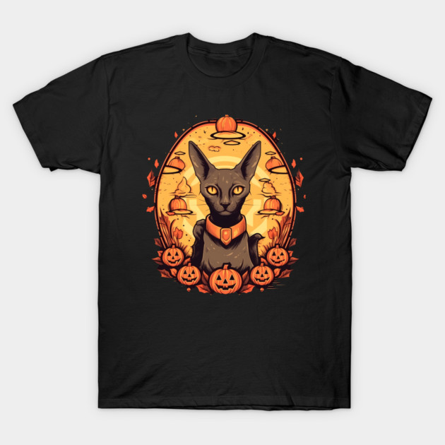 Oriental Shorthair Cat Halloween, Cat Lover T-Shirt by logiamerch