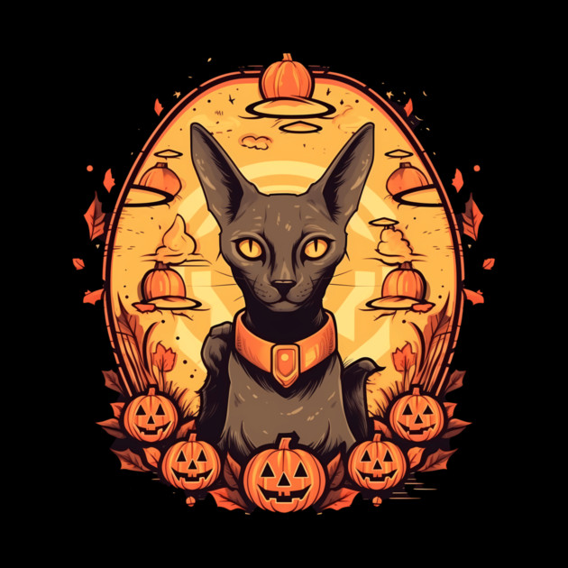 Oriental Shorthair Cat Halloween, Cat Lover by logiamerch
