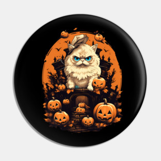 Persian Cat Cat Halloween, Cat Lover Pin
