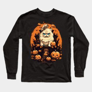 Persian Cat Cat Halloween, Cat Lover Long Sleeve T-Shirt