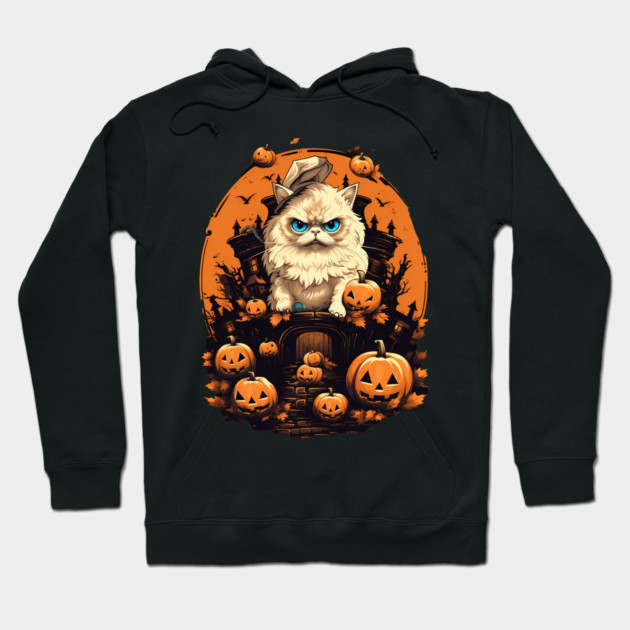 Persian Cat Cat Halloween, Cat Lover Hoodie by logiamerch