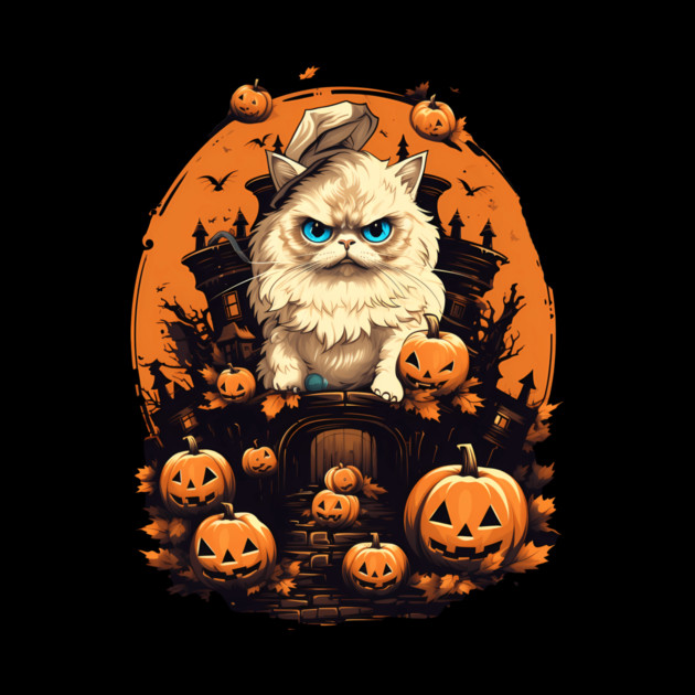 Persian Cat Cat Halloween, Cat Lover by logiamerch