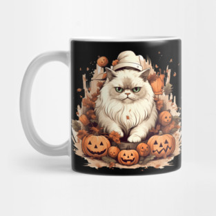 Persian Cat Cat Halloween, Cat Lover Mug