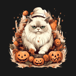 Persian Cat Cat Halloween, Cat Lover T-Shirt