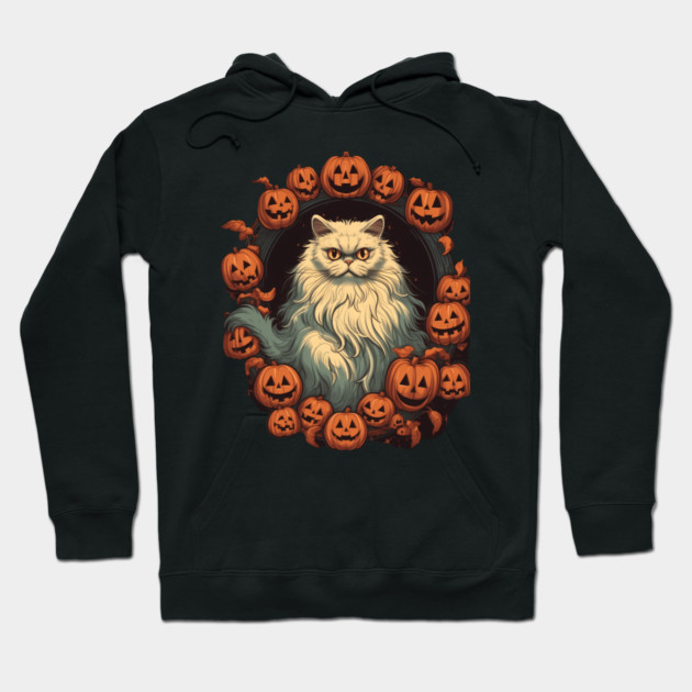 Persian Cat Cat Halloween, Cat Lover Hoodie by logiamerch