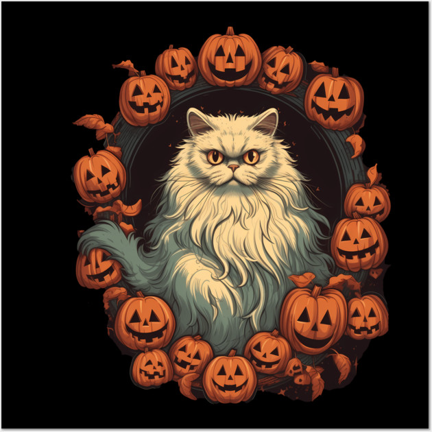 Persian Cat Cat Halloween, Cat Lover Wall Art by logiamerch
