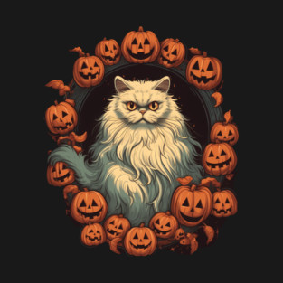 Persian Cat Cat Halloween, Cat Lover T-Shirt