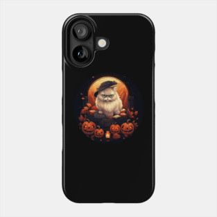 Persian Cat Halloween, Cat Lover Phone Case