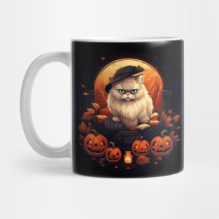 Persian Cat Halloween, Cat Lover Mug