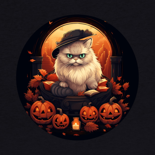 Persian Cat Halloween, Cat Lover by logiamerch