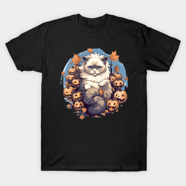 Ragdoll Cat Halloween, Cat Lover T-Shirt by logiamerch