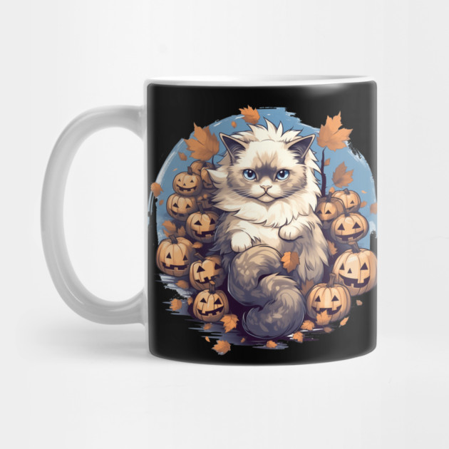 Ragdoll Cat Halloween, Cat Lover by logiamerch