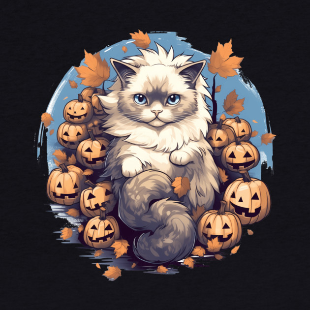 Ragdoll Cat Halloween, Cat Lover by logiamerch