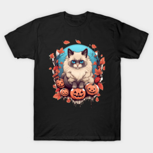 Ragdoll Cat Halloween, Cat Lover T-Shirt