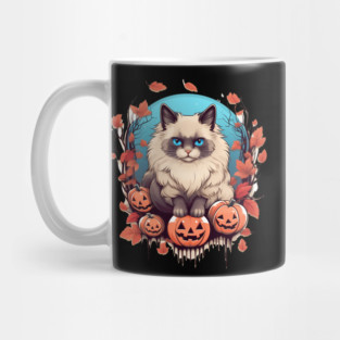 Ragdoll Cat Halloween, Cat Lover Mug
