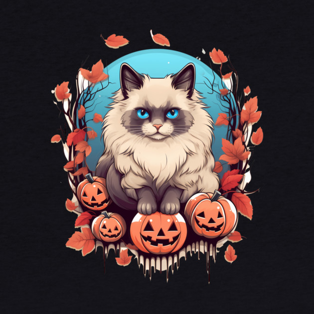 Ragdoll Cat Halloween, Cat Lover by logiamerch