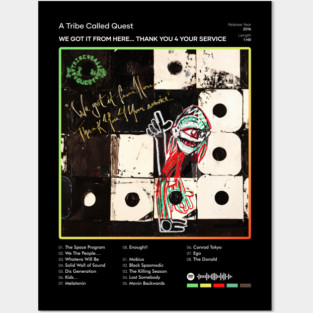 A Tribe Called Quest - We got it from Here... Thank You 4 Your service Tracklist Album Posters and Art