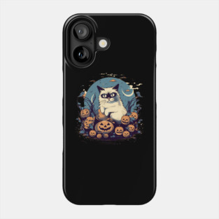 Ragdoll Cat Halloween, Cat Lover Phone Case