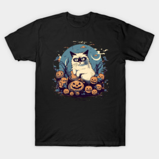 Ragdoll Cat Halloween, Cat Lover T-Shirt