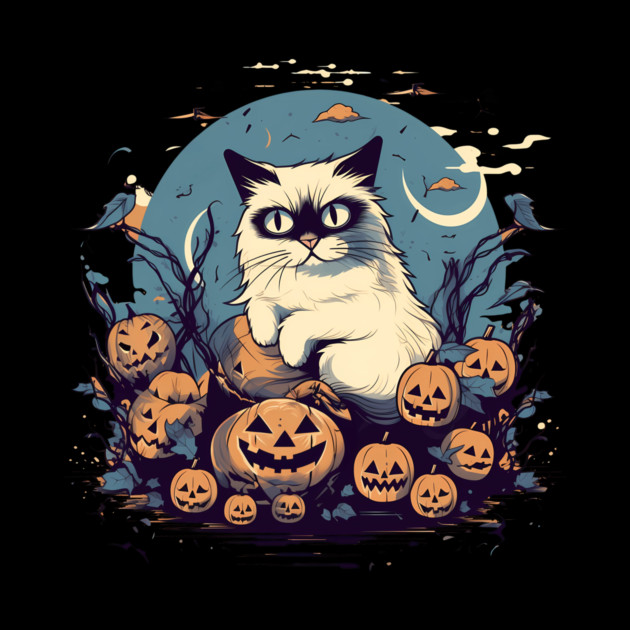 Ragdoll Cat Halloween, Cat Lover by logiamerch