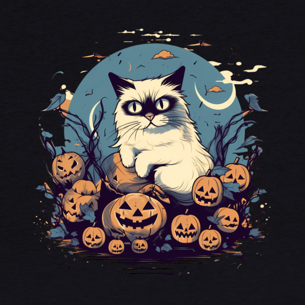 Ragdoll Cat Halloween, Cat Lover by logiamerch