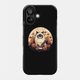 Ragdoll Cat Halloween, Cat Lover Phone Case