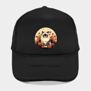 Ragdoll Cat Halloween, Cat Lover Hat