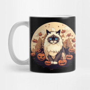Ragdoll Cat Halloween, Cat Lover Mug
