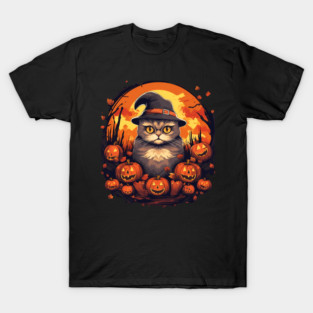 Scottish Fold Cat Halloween, Cat Love T-Shirt
