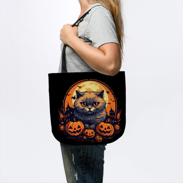 Scottish Fold Cat Halloween, Cat Lover by logiamerch