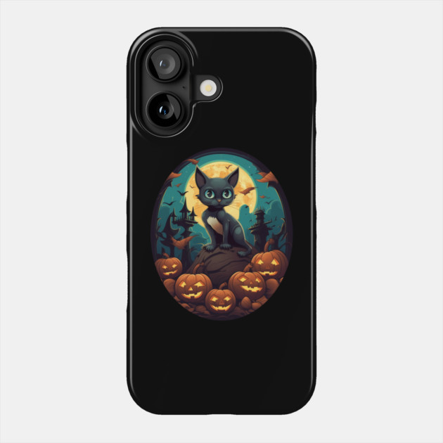 Siamese Cat Halloween, Cat Lover Phone Case by logiamerch