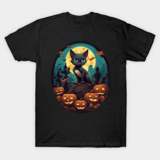 Siamese Cat Halloween, Cat Lover T-Shirt