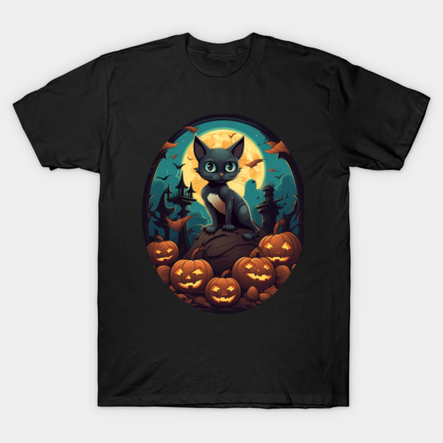 Siamese Cat Halloween, Cat Lover T-Shirt by logiamerch