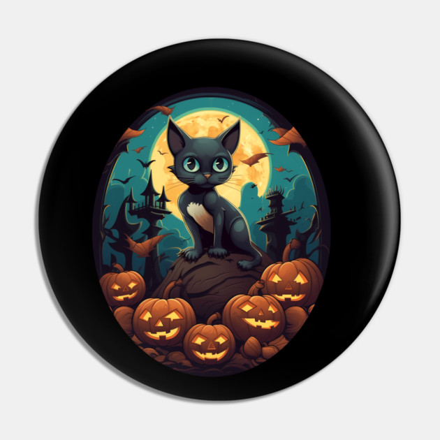 Siamese Cat Halloween, Cat Lover Pin by logiamerch