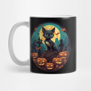 Siamese Cat Halloween, Cat Lover Mug