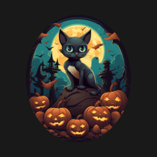 Siamese Cat Halloween, Cat Lover T-Shirt