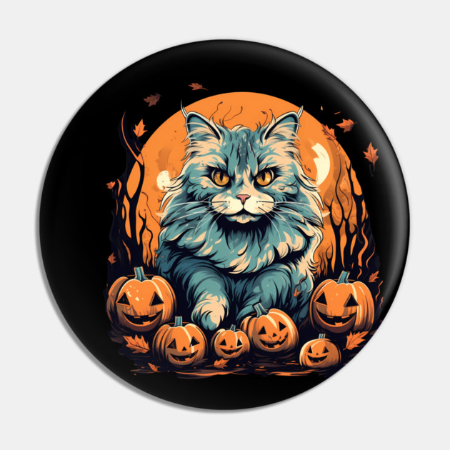 Siberian Cat Halloween, Cat Lover Pin by logiamerch