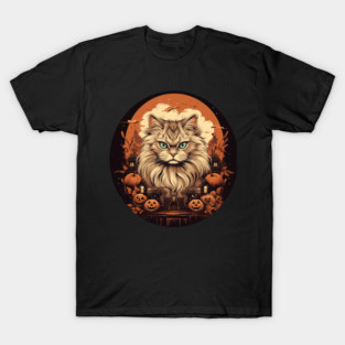 Siberian Cat Halloween, Cat Lover T-Shirt