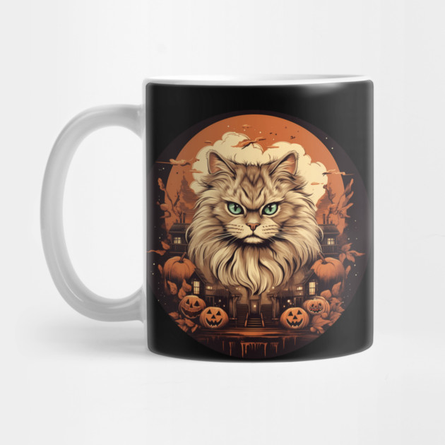 Siberian Cat Halloween, Cat Lover by logiamerch