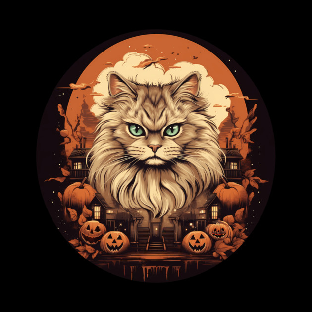 Siberian Cat Halloween, Cat Lover by logiamerch